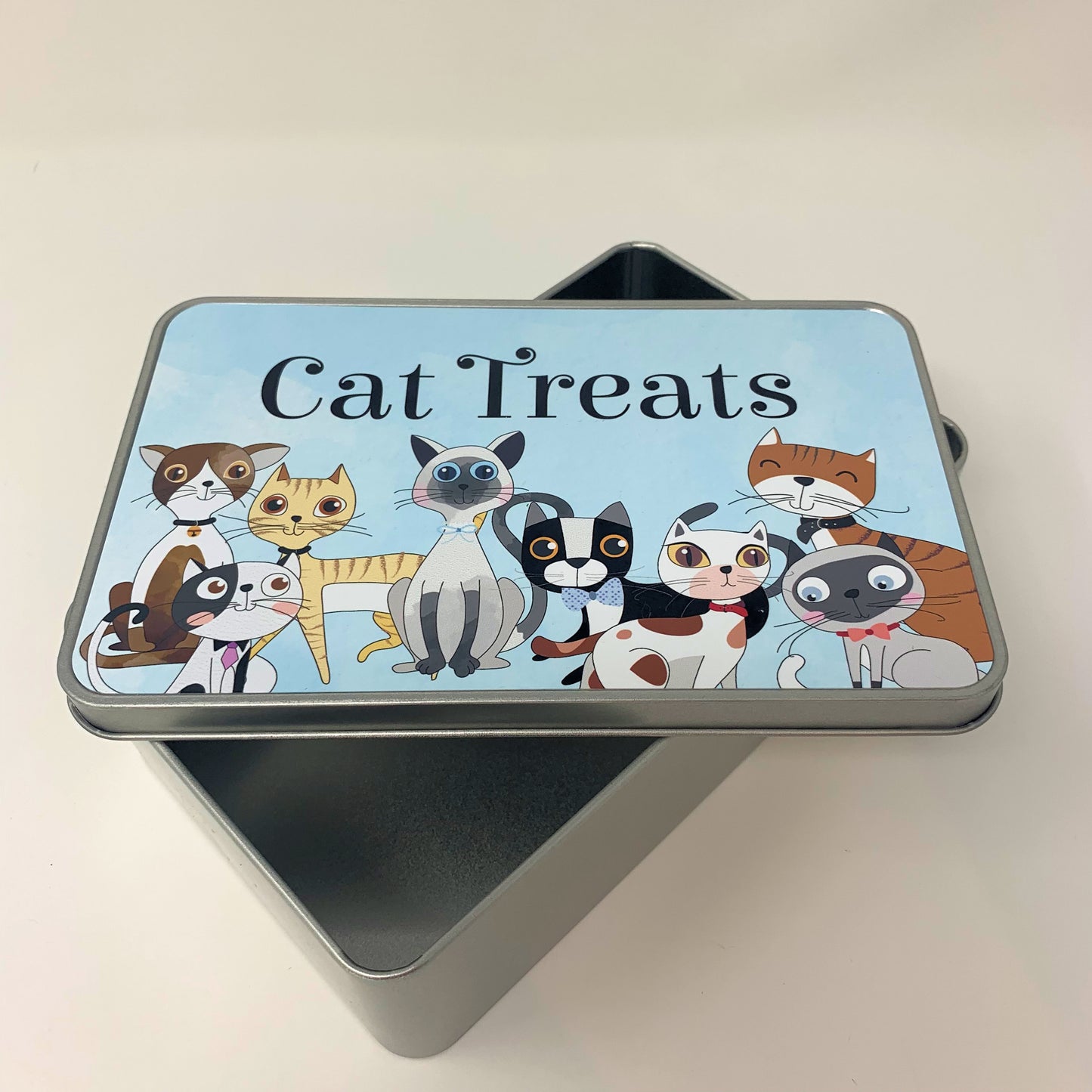 Personalised Cat Treat Tin