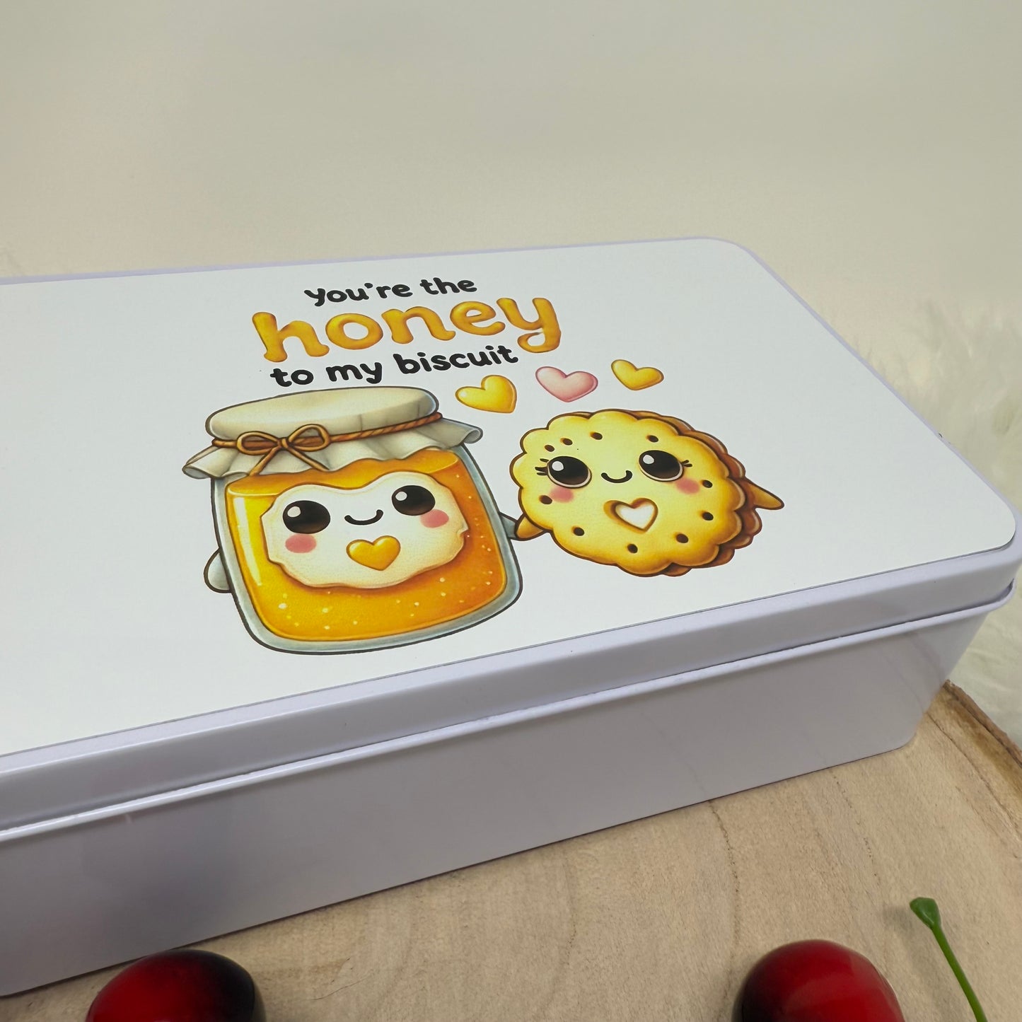 “You’re the Honey to My Biscuit” Storage Tin