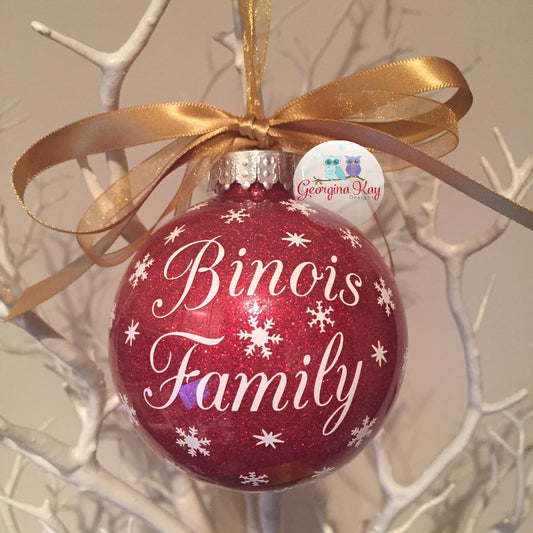(Surname) Family Bauble