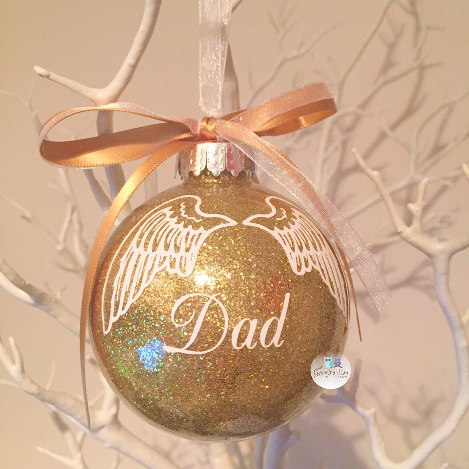 Wings Bauble (Glitter)