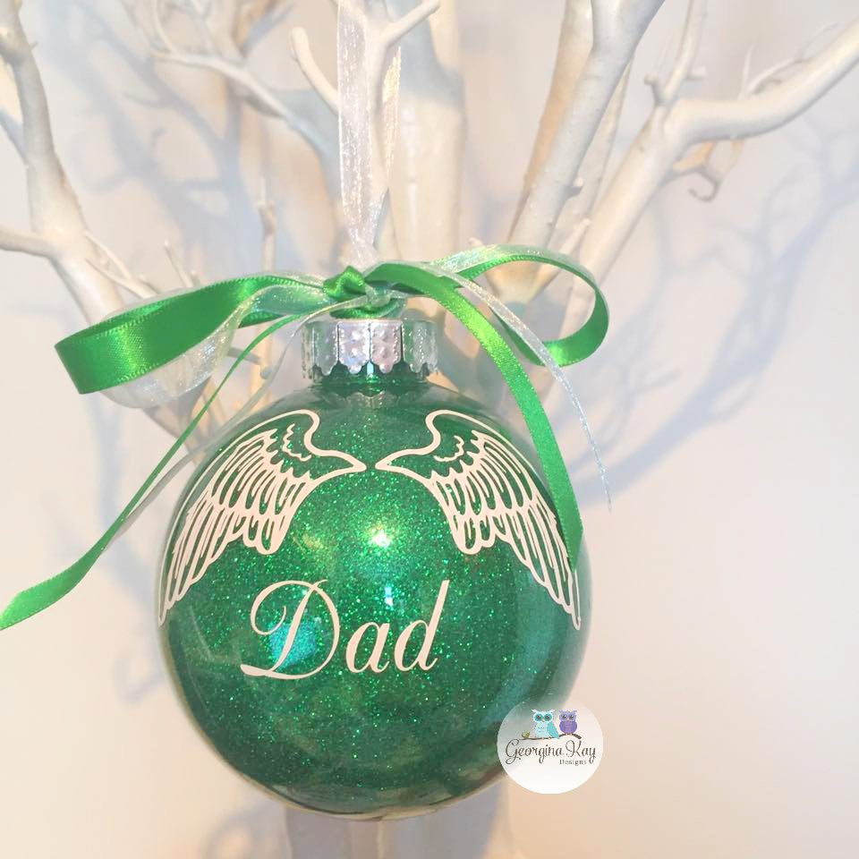 Wings Bauble (Glitter)