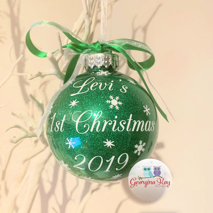 Baby's 1st Christmas Bauble