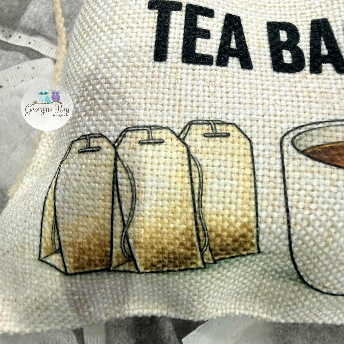 Personalised Travel Tea Bag Holder