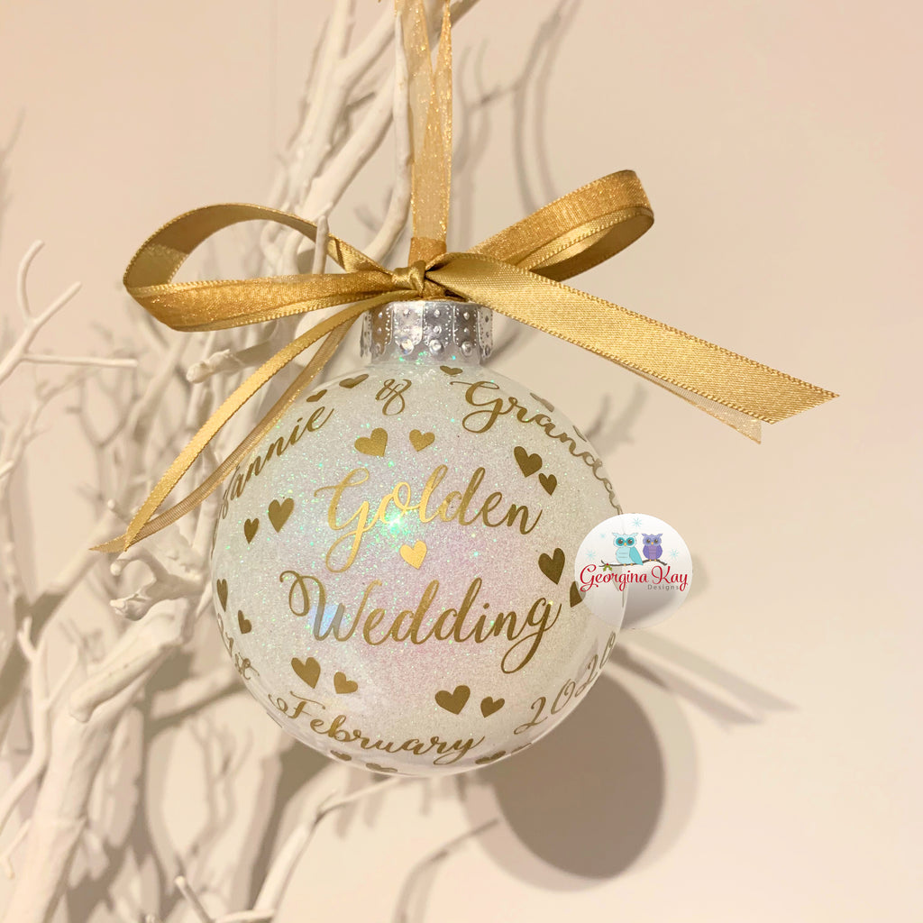 Golden Anniversary Bauble