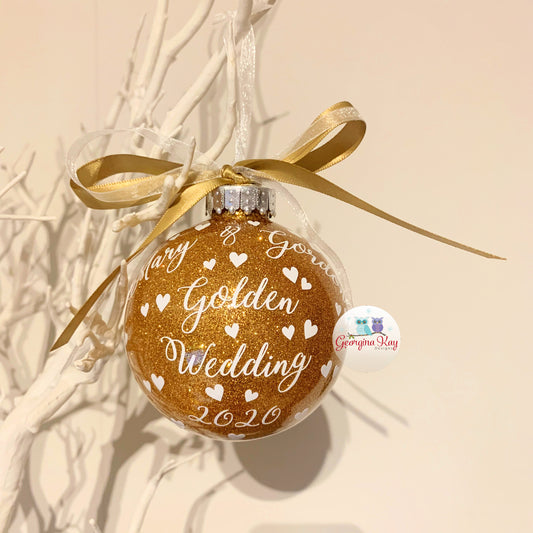 Golden Anniversary Bauble