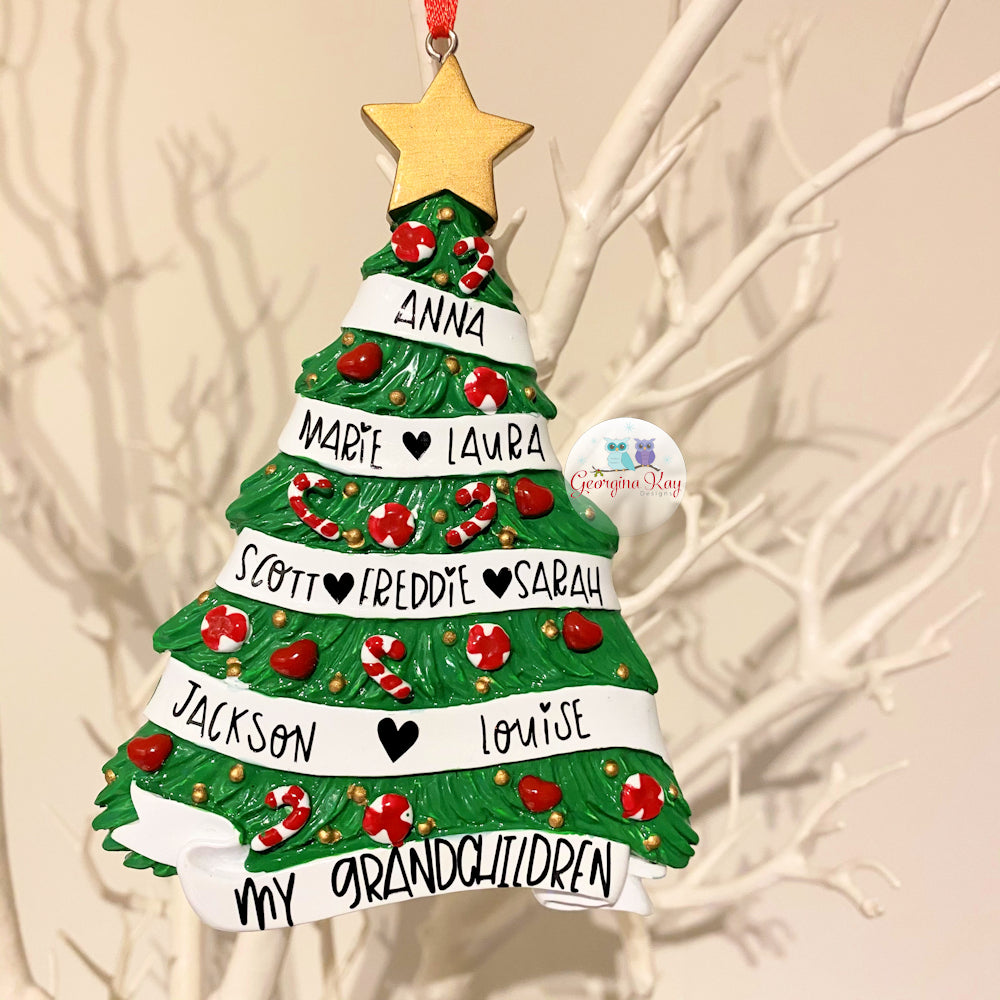 Christmas Tree Family Ornament