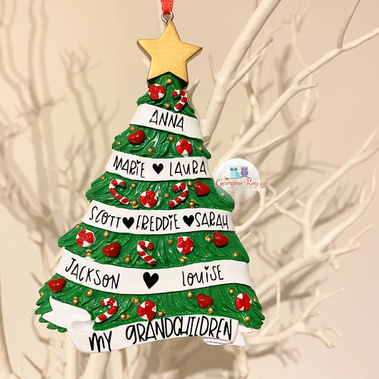 Christmas Tree Family Ornament