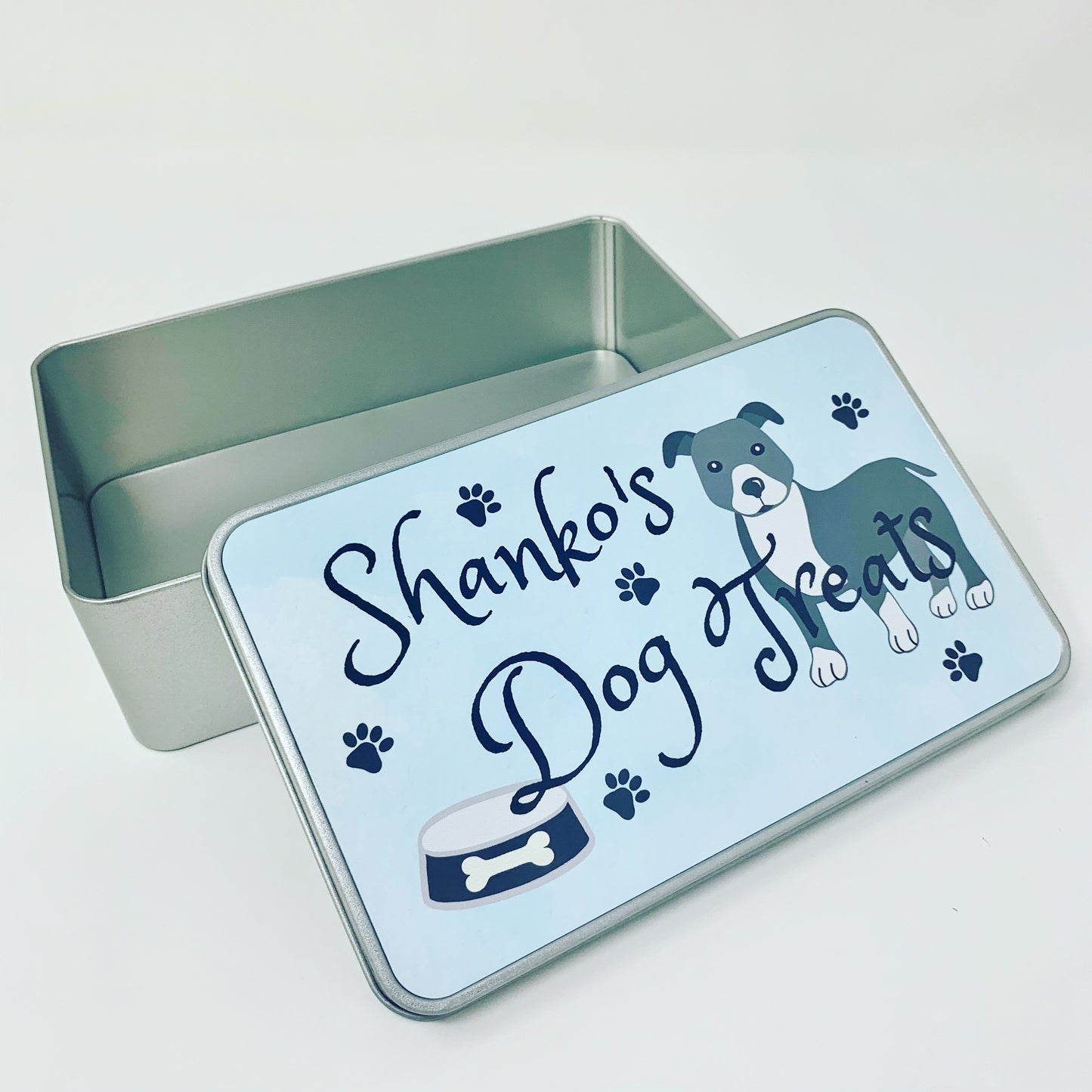 Personalised Dog Treat Tin