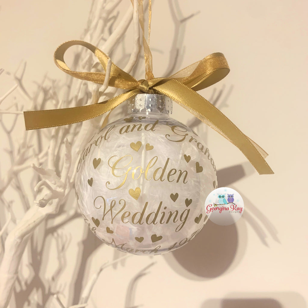 Golden Anniversary Bauble