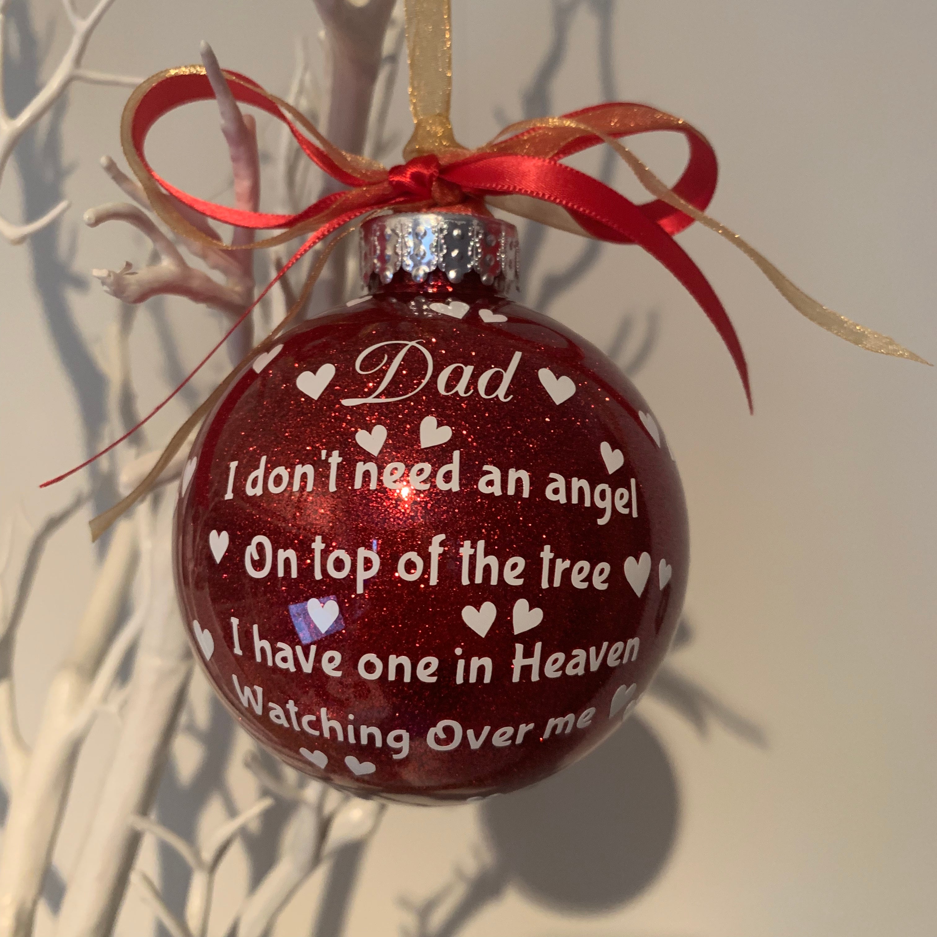 Angel on my Tree Bauble