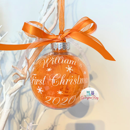 Baby First Christmas 2025 (Feather)