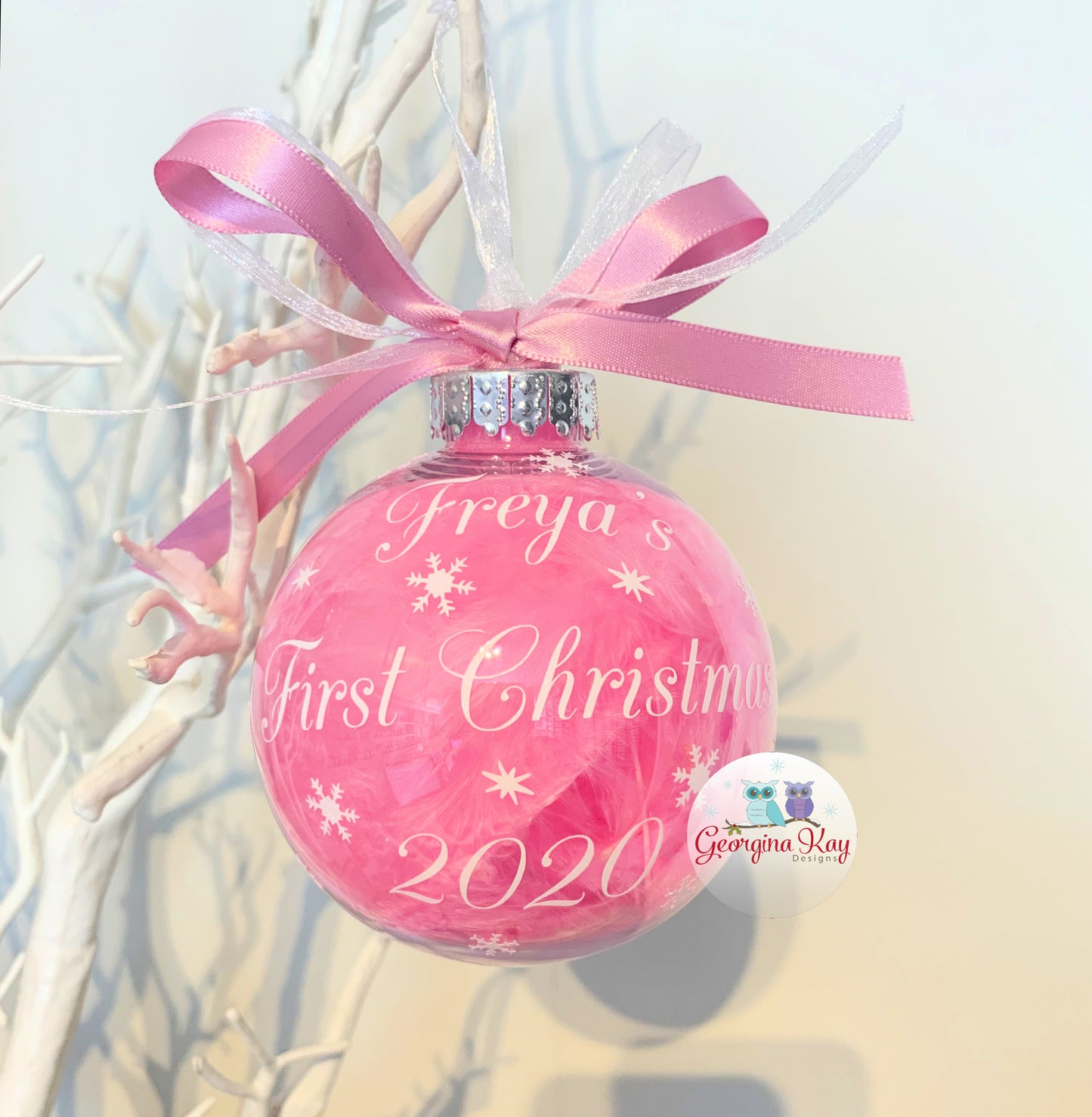 Baby First Christmas 2025 (Feather)