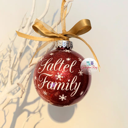 (Surname) Family Bauble