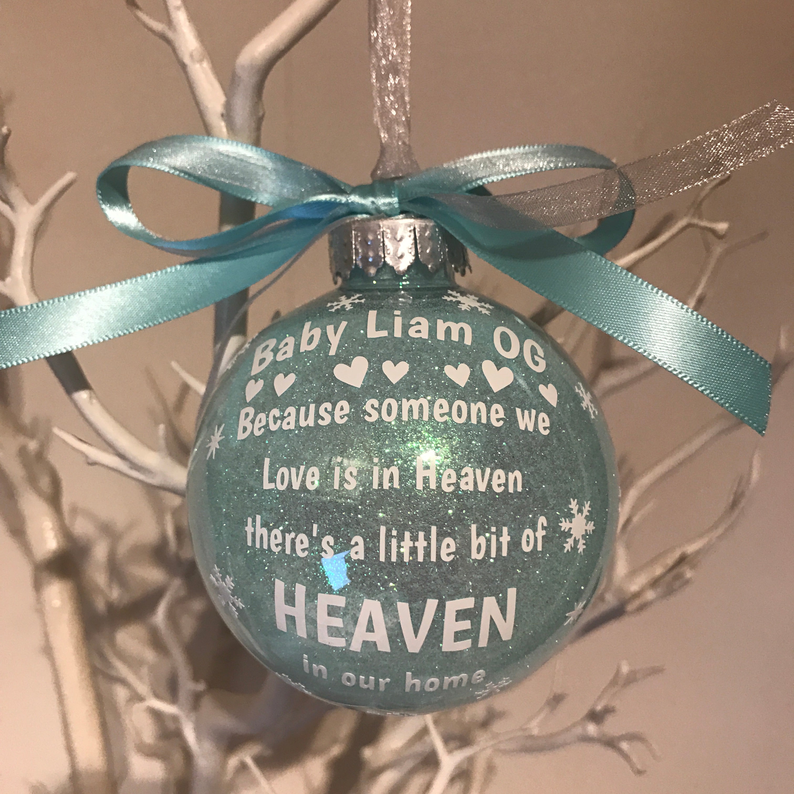Heaven Glitter Bauble