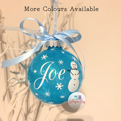 Snowman Bauble