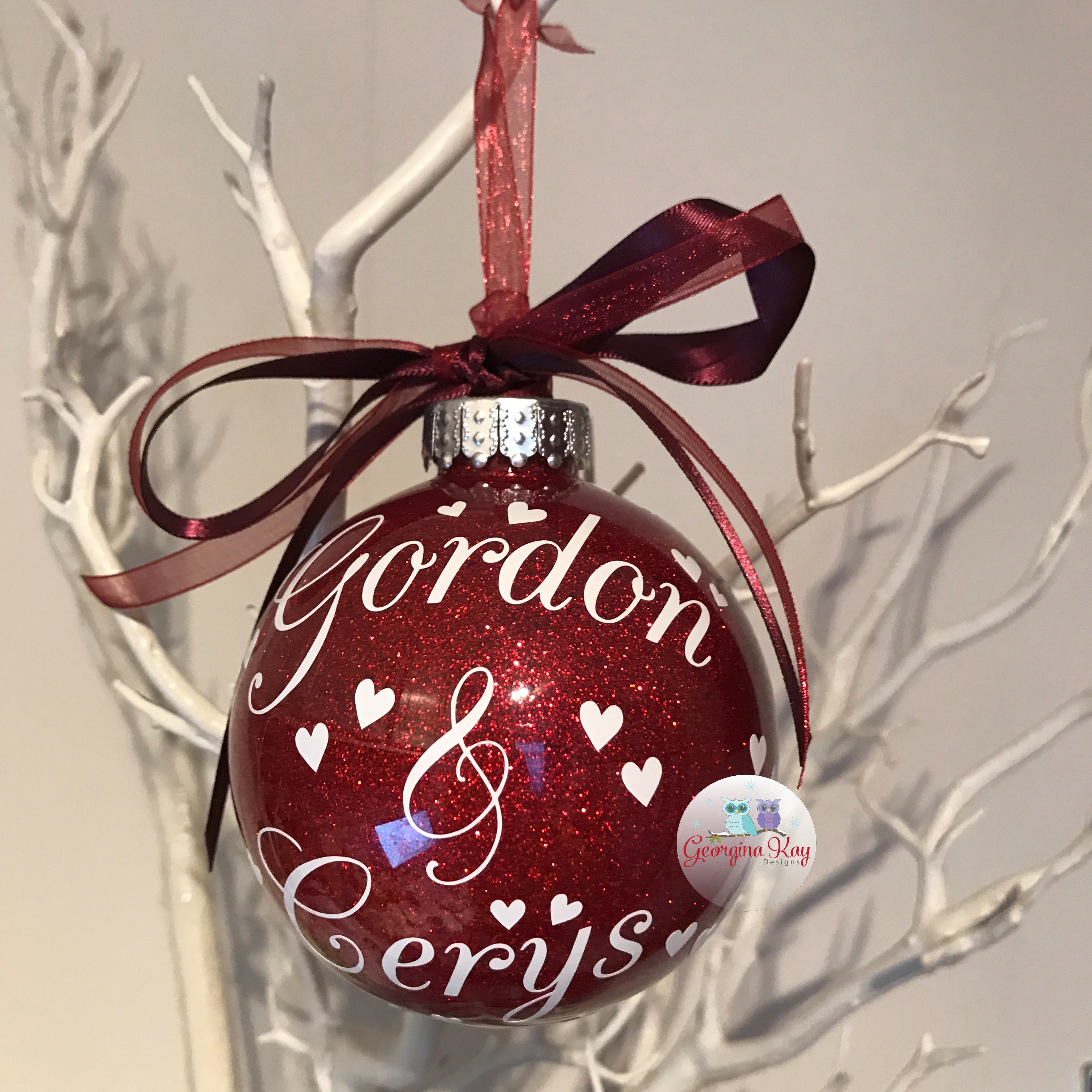 Couple Name Bauble S2