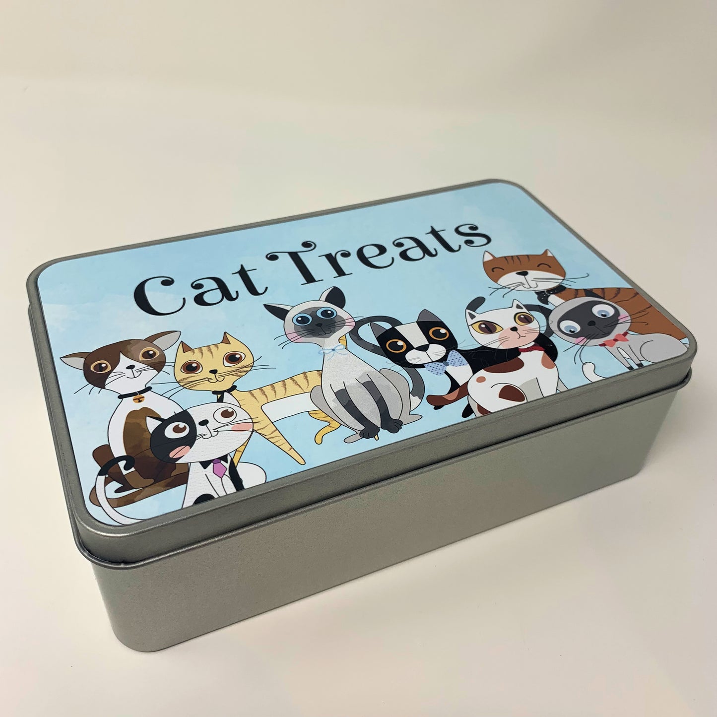 Personalised Cat Treat Tin
