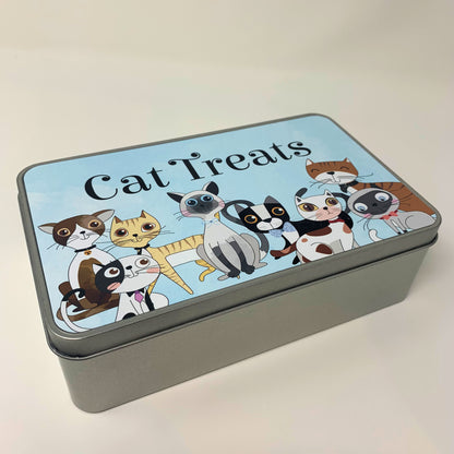 Personalised Cat Treat Tin