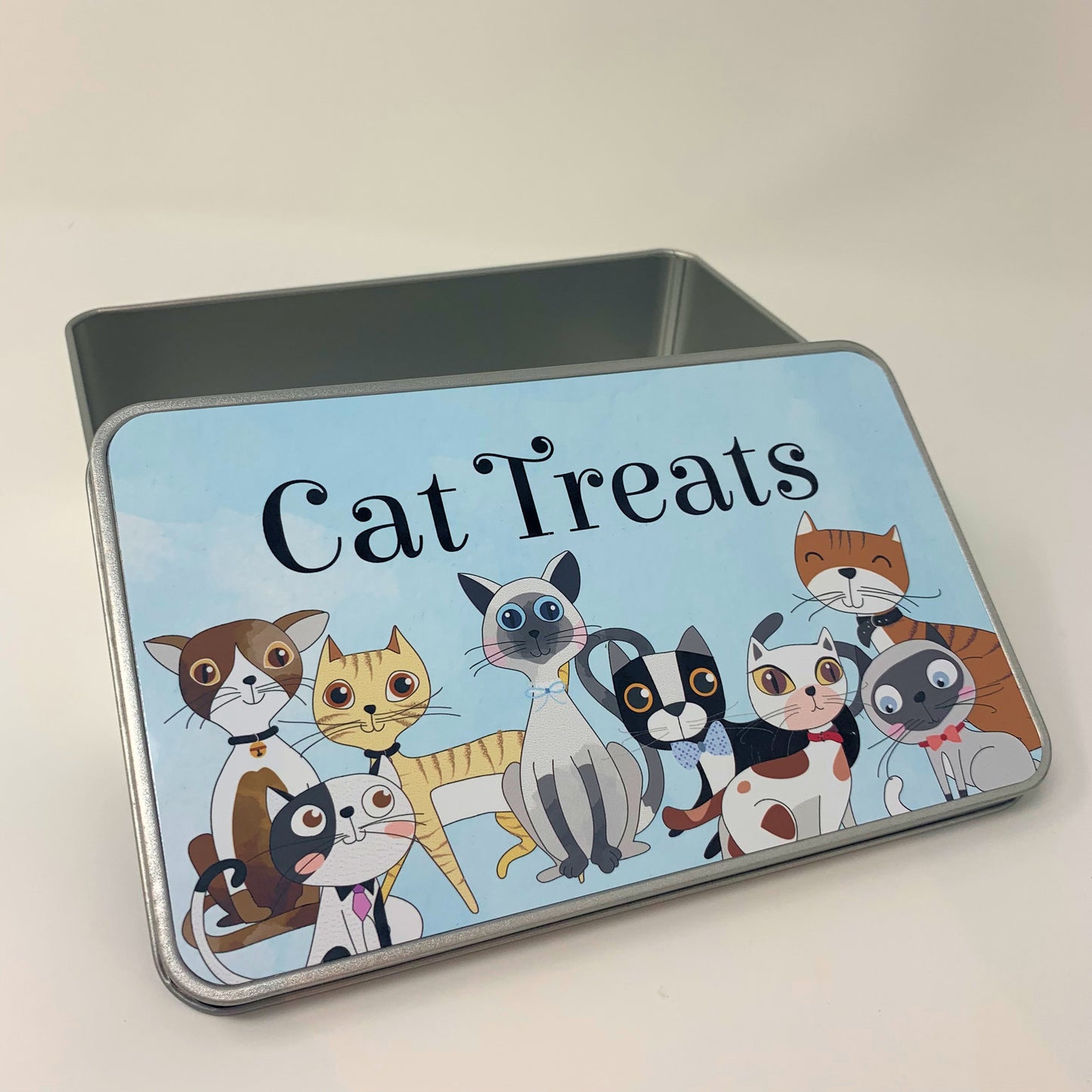Personalised Cat Treat Tin