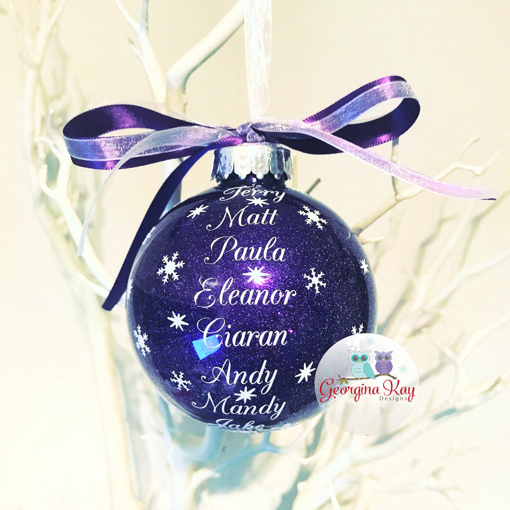 Family List Bauble