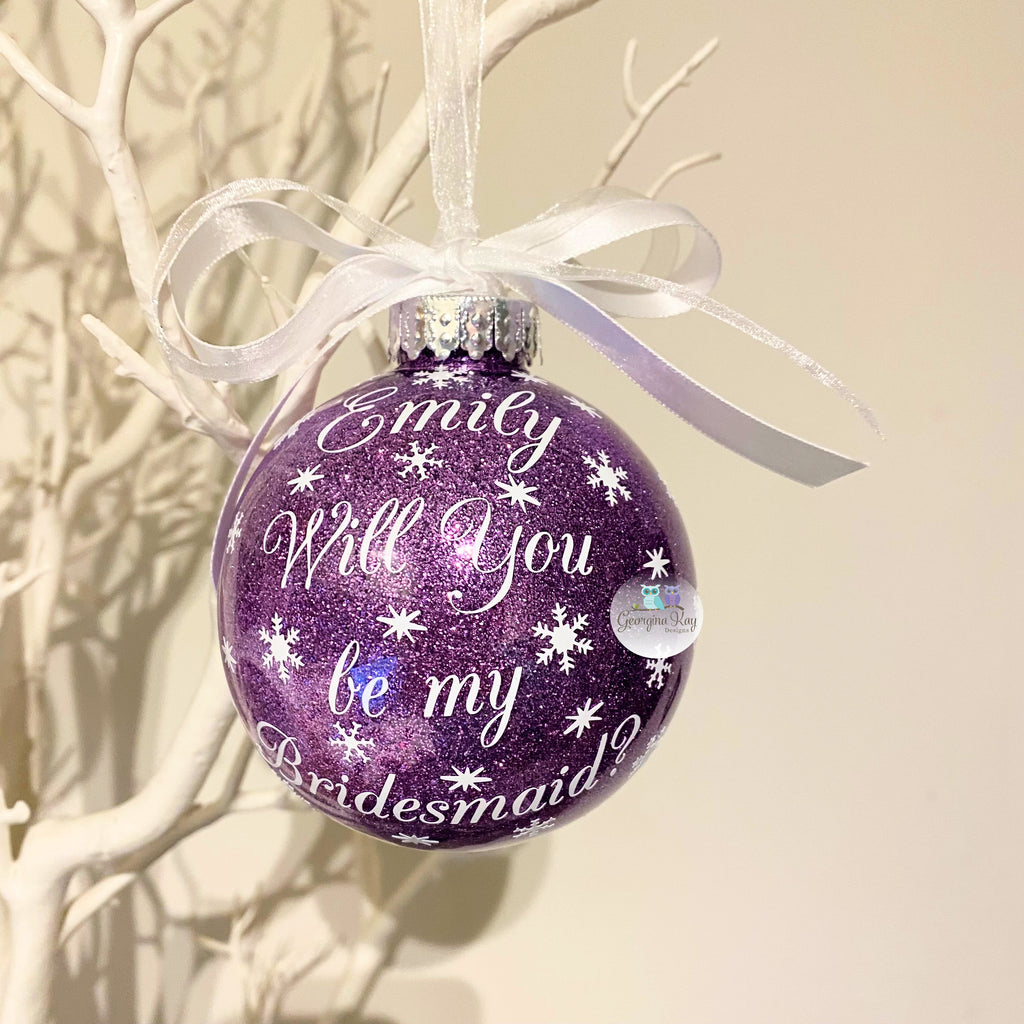 Will You be My Bridesmaid Bauble
