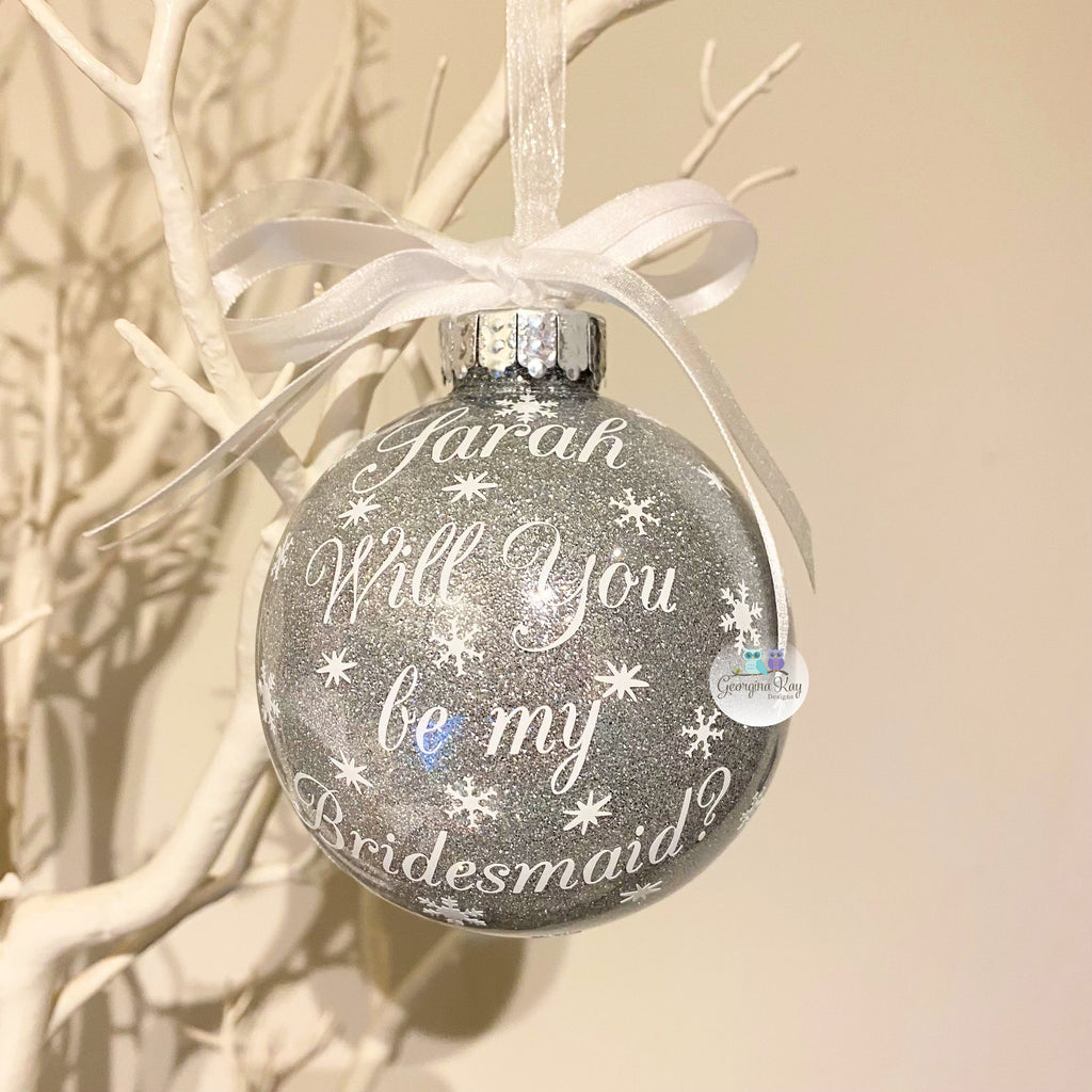 Will You be My Bridesmaid Bauble
