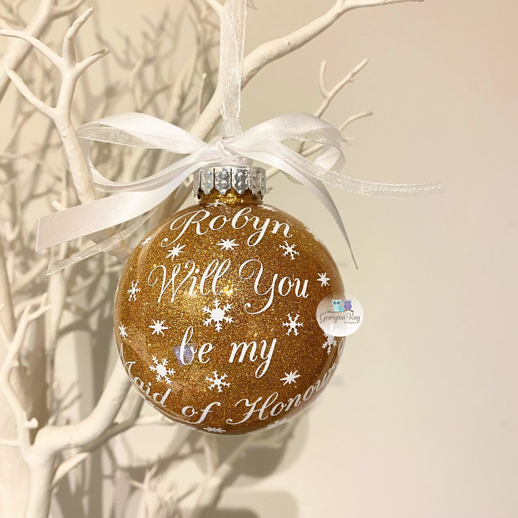 Will You be My Bridesmaid Bauble