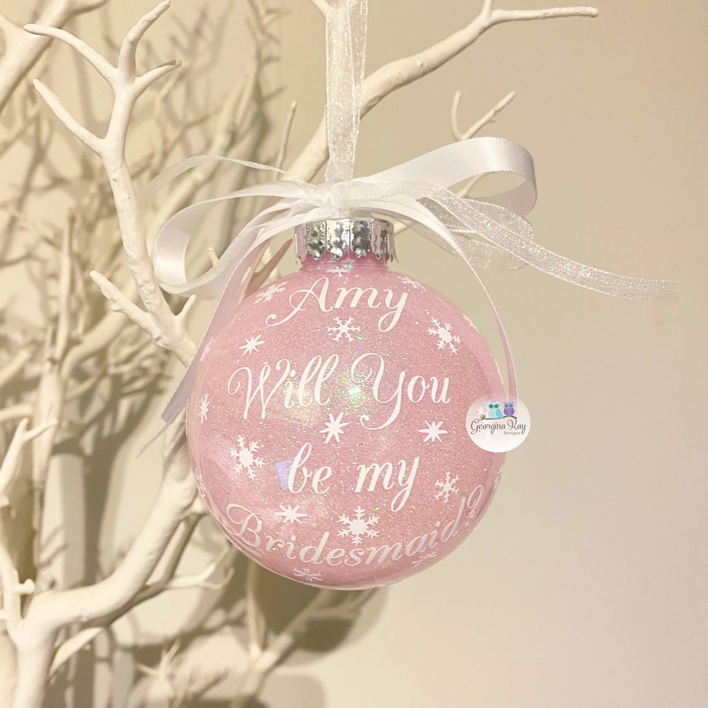 Will You be My Bridesmaid Bauble