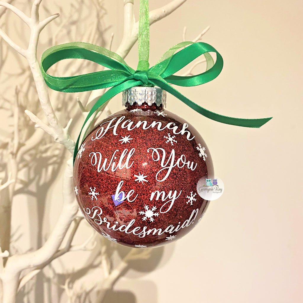 Will You be My Bridesmaid Bauble