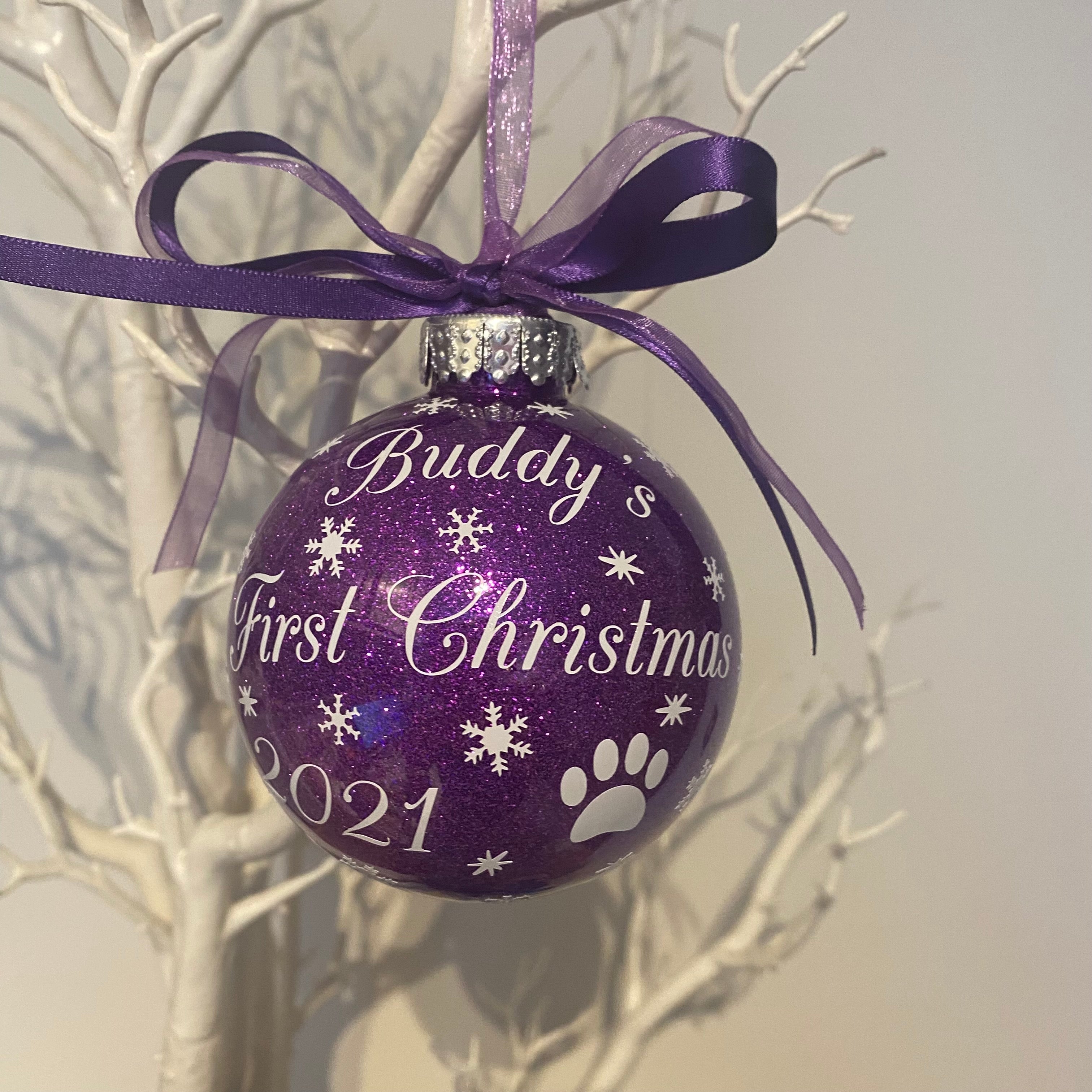 Pet First Christmas Bauble