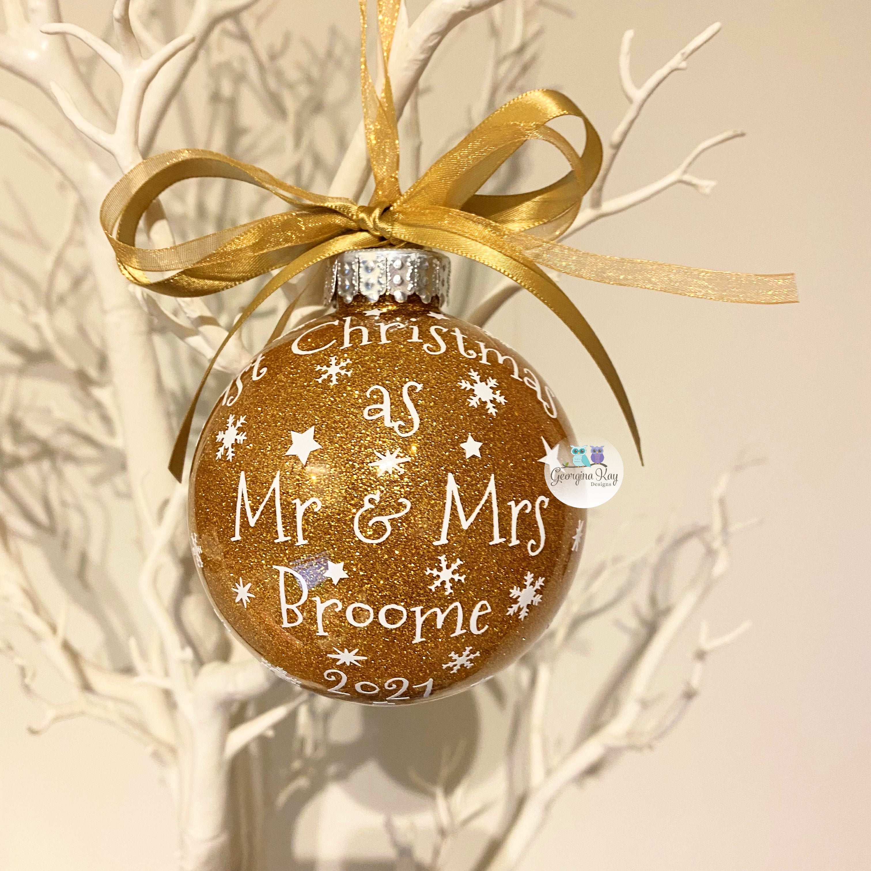 First Christmas as Mr & Mrs Bauble