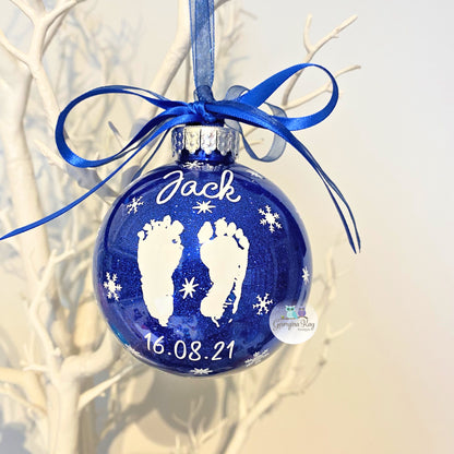 Your Baby's Feet on a Bauble