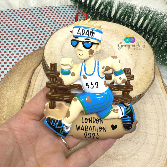 Male Runner Ornament