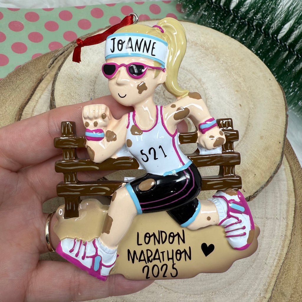 Female Runner Ornament