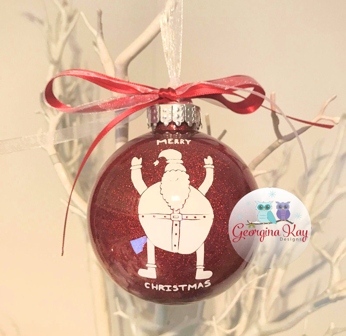Your Childs Artwork on a Bauble