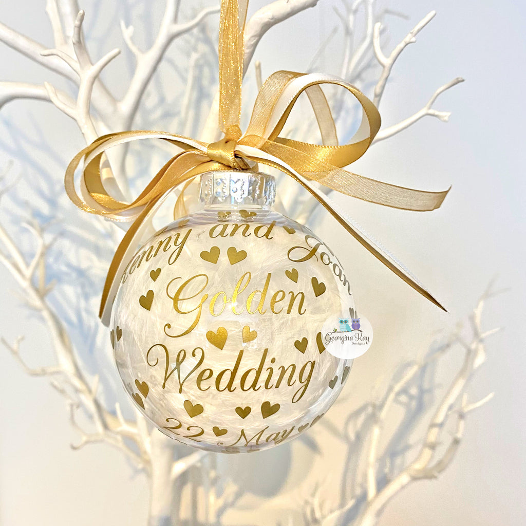 Golden Anniversary Bauble