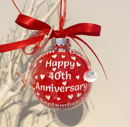 Ruby Wedding Anniversary