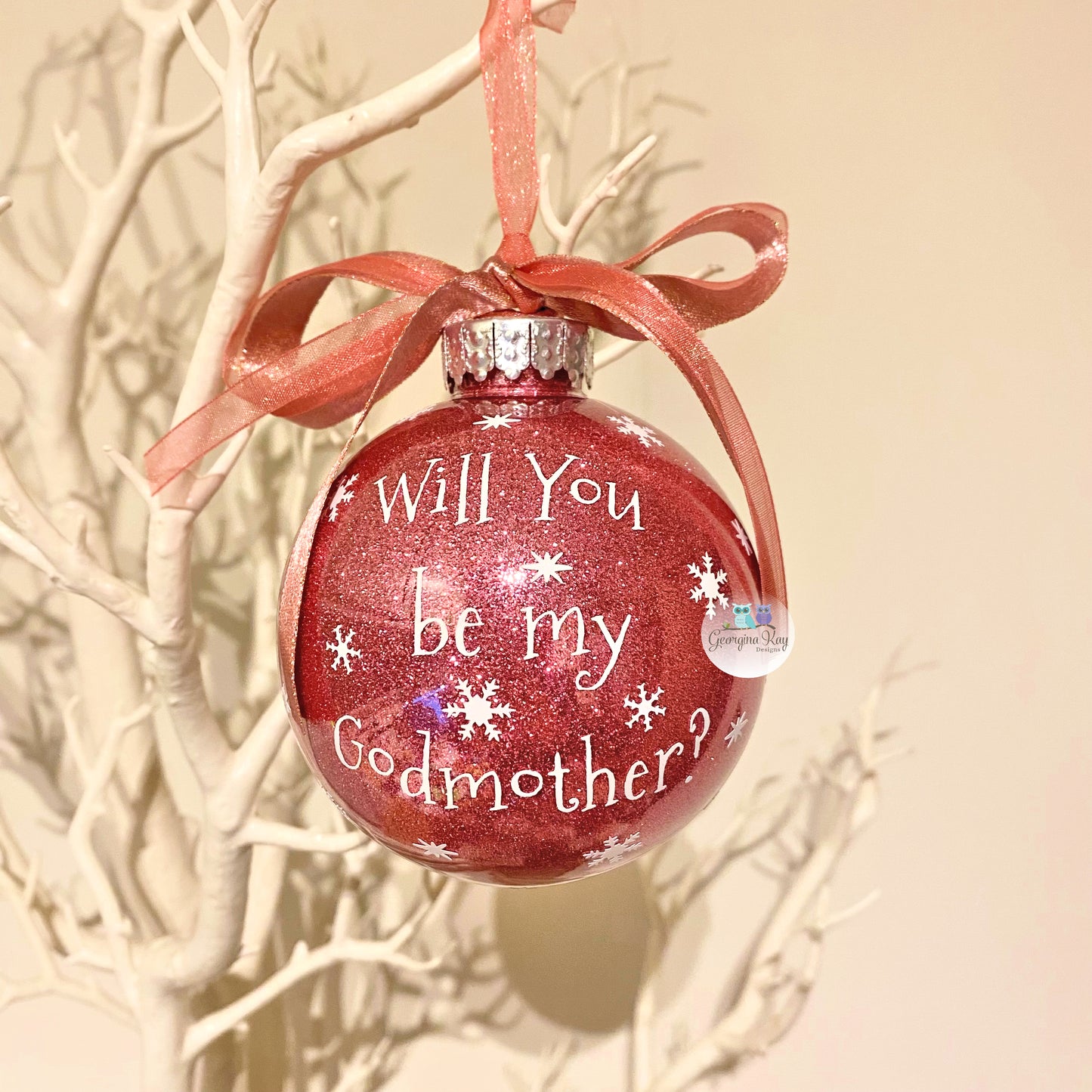 Will You Be My Godparent? Bauble
