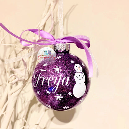 Snowman Bauble