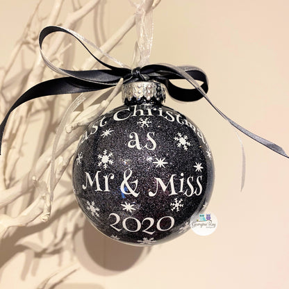 Last Christmas as Mr & Miss Bauble