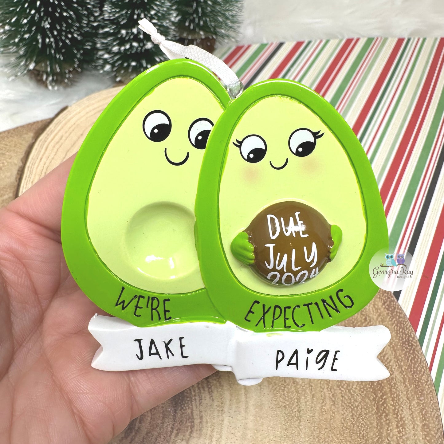 Pregnant Avocado  Couple