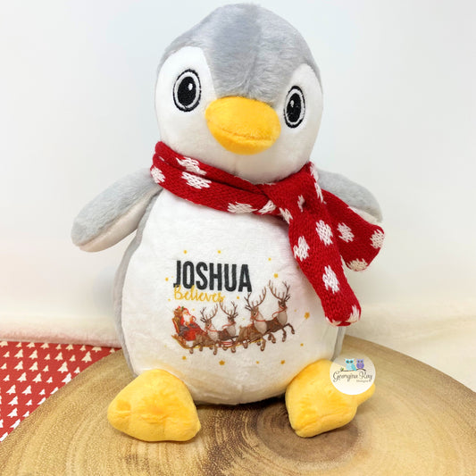 Personalised Penguin Teddy