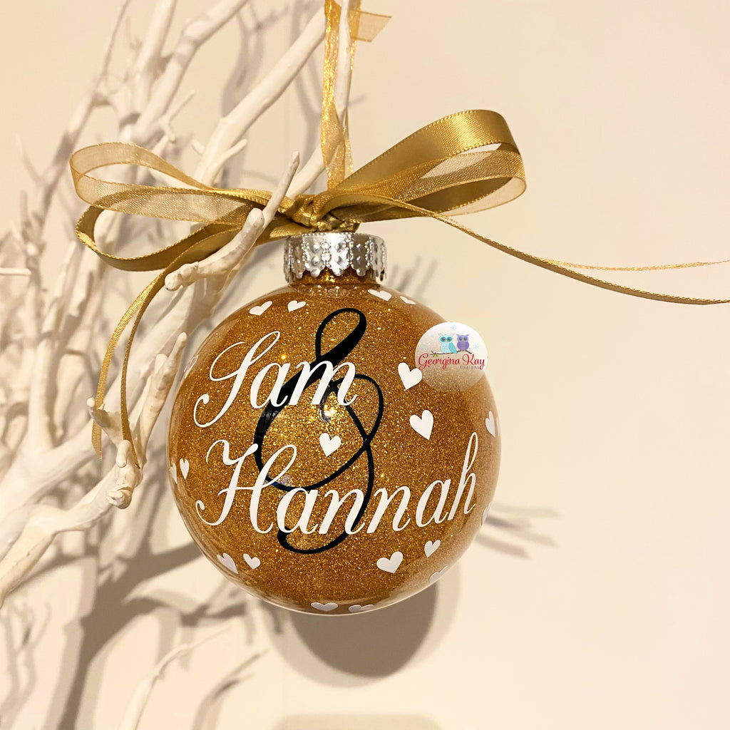 Couple Names (Big &) Bauble