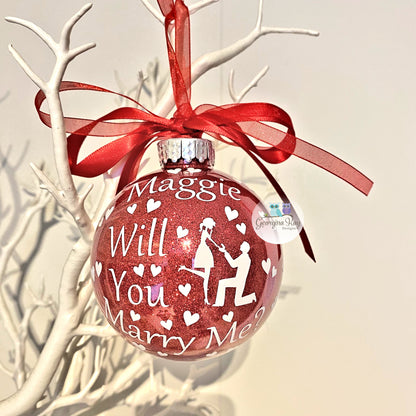 Will You Marry Me (pic)Bauble