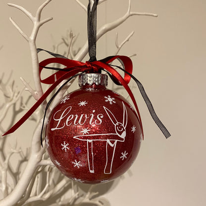 Your Childs Artwork on a Bauble