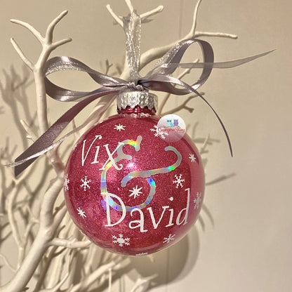 Couple Names (Big &) Bauble