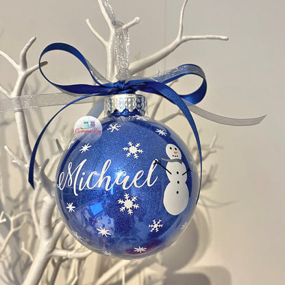 Snowman Bauble
