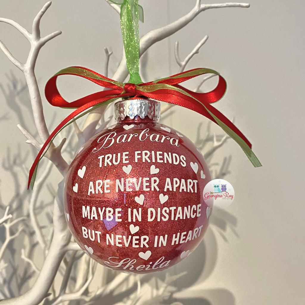 Friendship Apart Bauble