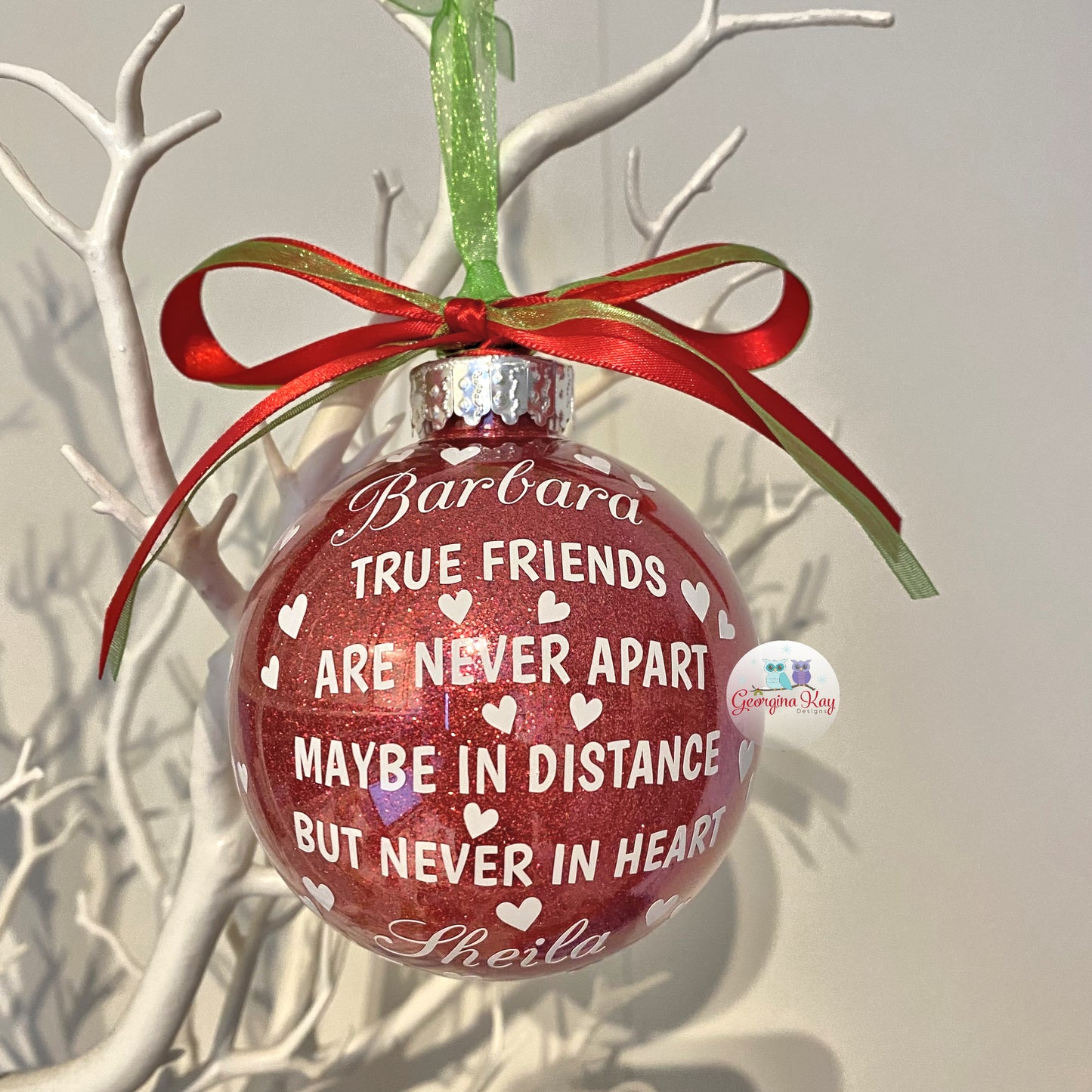 Friendship Apart Bauble
