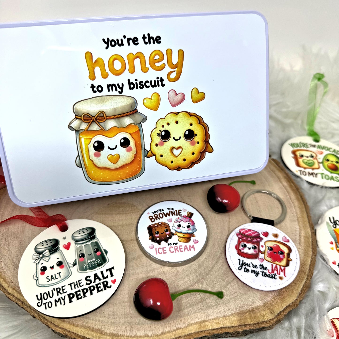 “You’re the Honey to My Biscuit” Storage Tin